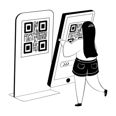 The client arrives and pays in person